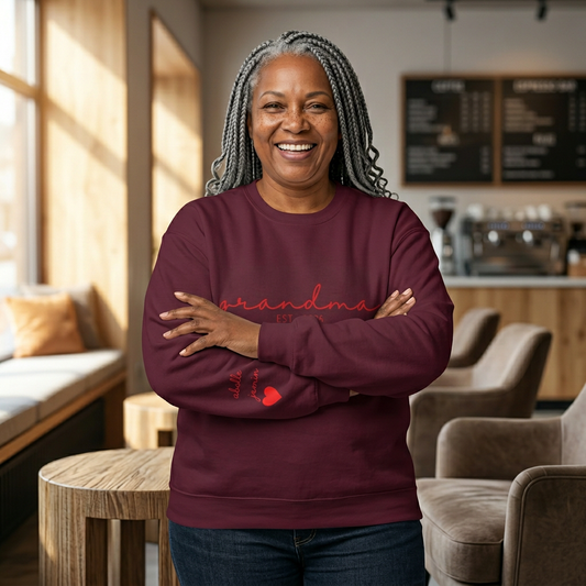Personalized Mama-Grandma gift Sweatshirt