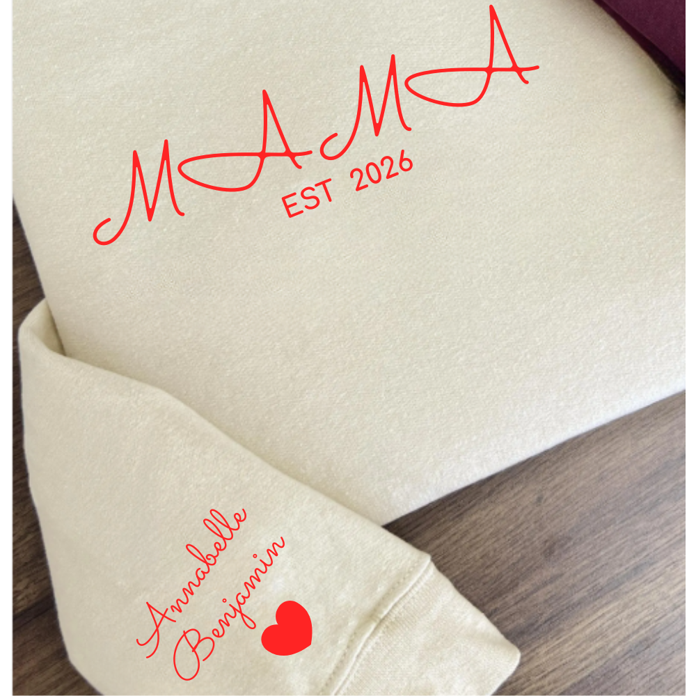 Personalized Mama-Grandma gift Sweatshirt