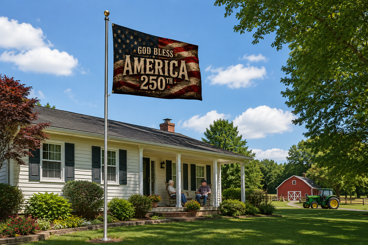 Double Sided Flag