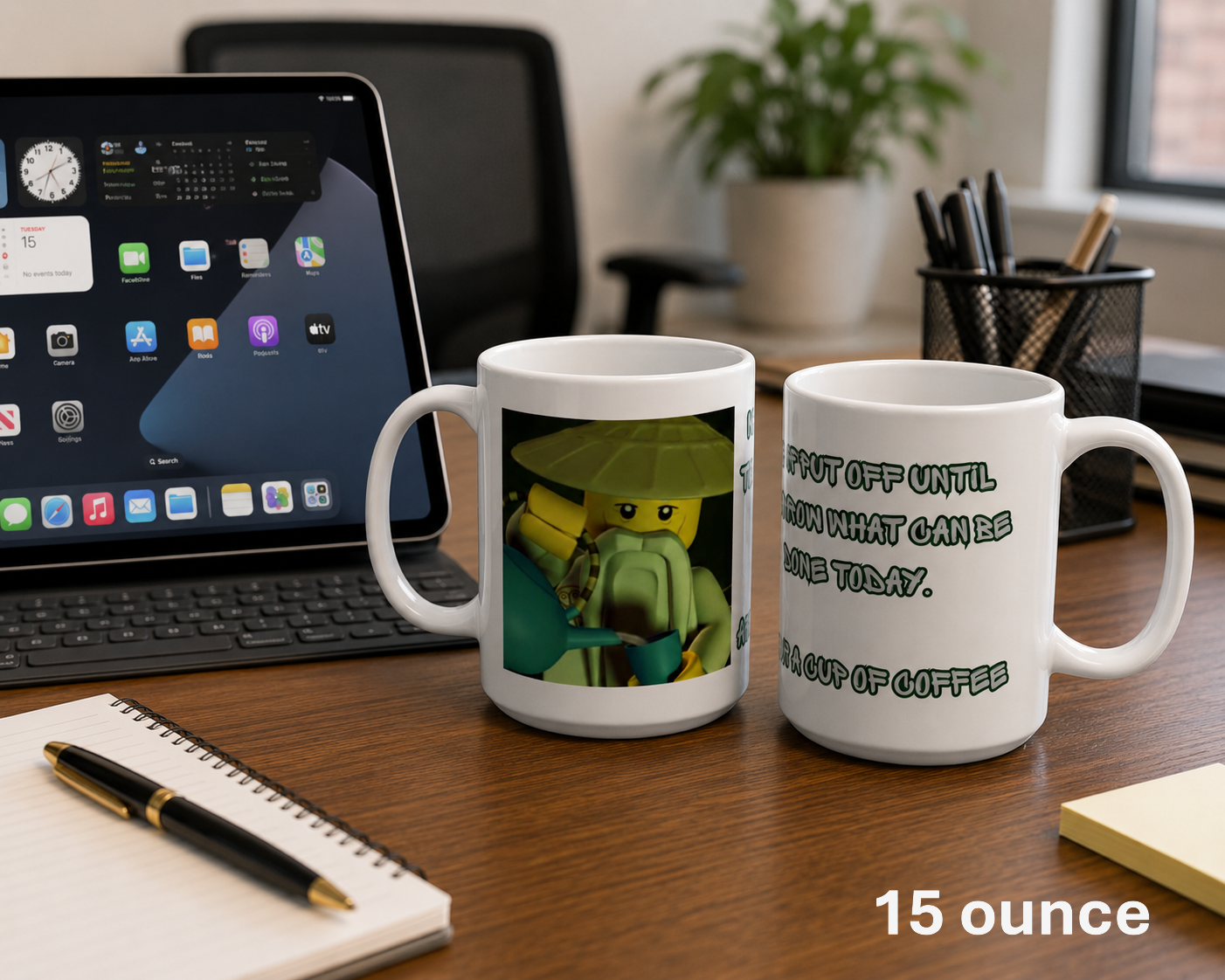 😂 The Mug Every Coffee Lover Understands.  😆 A Little Coffee. A Lot of Wisdom.   ☕ Never Put Off Until Tomorrow Coffee Mug  Funny Coffee Mug | Sarcastic Office Mug | Funny Work Mug |
